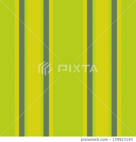 Oriental fabric texture vertical, cloth lines vector pattern. Retro textile background seamless stripe in lime and bright colors. 139923193