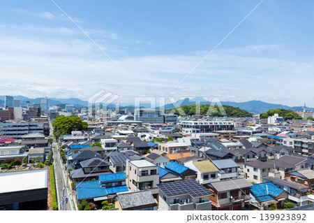 靜岡市駿河區的城市景觀 靜岡市駿河區的城市景觀 139923892