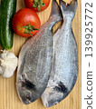 A close-up shot of raw fish, cooking delicious food at home. 139925772