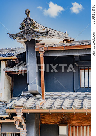 Buildings with raised roofs Buildings with raised roofs 139925886
