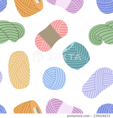 Seamless knitting thread pattern vector graphics 139926655