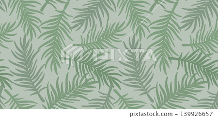 Tropical leafy seamless pattern vector graphics Tropical leafy seamless pattern vector graphics 139926657