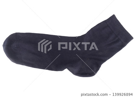 sock color blue isolated on white background sock color blue isolated on white background 139926894