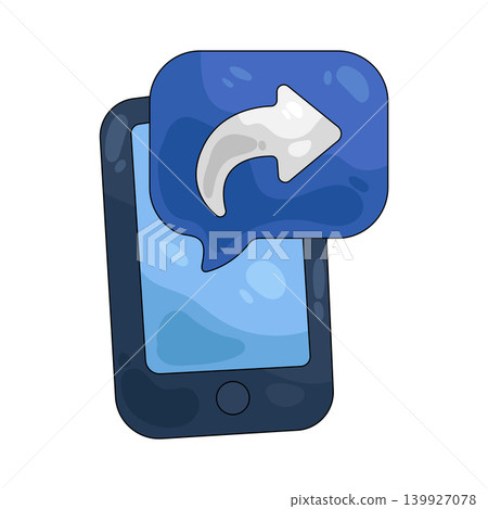 Illustration of forward chat Illustration of forward chat 139927078