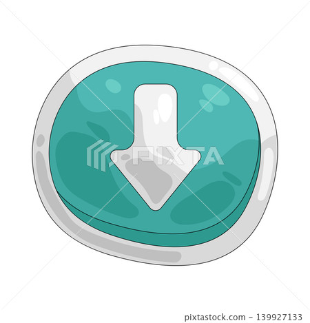 Illustration of download button Illustration of download button 139927133
