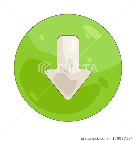 Illustration of download button Illustration of download button 139927154