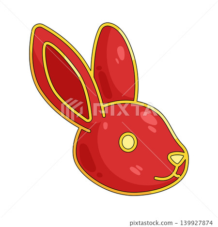 Illustration of Chinese Zodiac Rabbit Illustration of Chinese Zodiac Rabbit 139927874