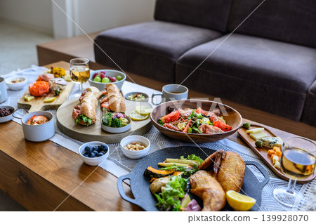 Feast on the table 139928070