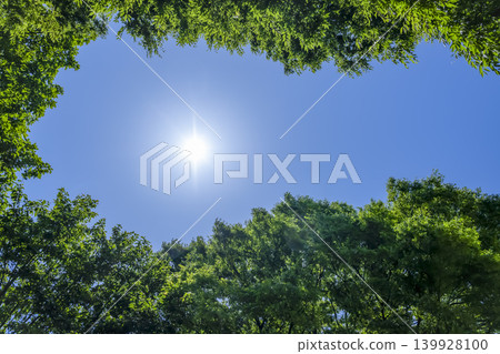 A view of Shiinamachi Park in Toshima Ward, with a blue sky and fresh greenery in the background. A view of Shiinamachi Park in Toshima Ward, with a blue sky and fresh greenery in the background. 139928100