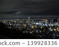 The beautiful night view of Kobe and the cityscape at dusk, as seen from Mount Maya. 139928336