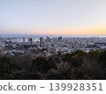 The cityscape of Kobe under a clear blue sky and Kobe Port 139928351