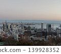 The cityscape of Kobe under a clear blue sky and Kobe Port 139928352