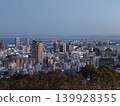 The cityscape of Kobe under a clear blue sky and Kobe Port 139928355