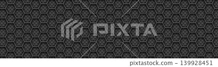 Distressed honeycomb texture background in dark metallic gray Distressed honeycomb texture background in dark metallic gray 139928451