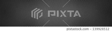 Perforated metal panel pattern, dark black circular gradient texture Perforated metal panel pattern, dark black circular gradient texture 139928512