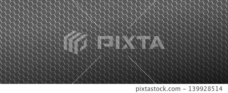 Light gray hexagonal honeycomb texture with metallic tones Light gray hexagonal honeycomb texture with metallic tones 139928514