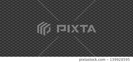 Dark charcoal scale pattern background with subtle depth Dark charcoal scale pattern background with subtle depth 139928595