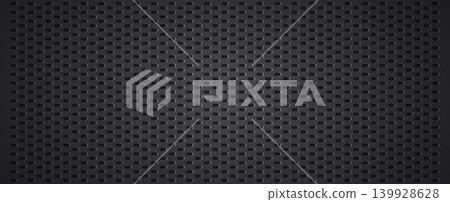 Perforated metal panel background dark black carbon industrial texture Perforated metal panel background dark black carbon industrial texture 139928628