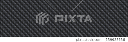 Diagonal weave carbon fiber pattern textured dark black Diagonal weave carbon fiber pattern textured dark black 139928636