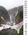 Shomyo Falls, shrouded in mist and still bearing lingering snow. Shomyo Falls, shrouded in mist and still bearing lingering snow. 139928954