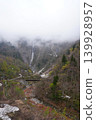 Shomyo Falls, shrouded in mist and still bearing lingering snow. Shomyo Falls, shrouded in mist and still bearing lingering snow. 139928957