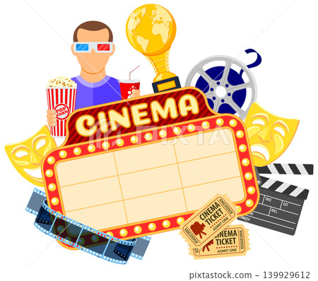 Cinema and Movie Banner Cinema and Movie Banner 139929612