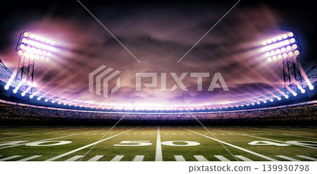 American football stadium 139930798