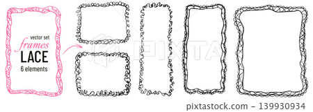 Text box and whimsical frame hand drawn outline with wavy organic border. Quirky doodle in playful sketch for menu and label box. Vector cadre pack isolated on white for social media advertisement bg Text box and whimsical frame hand drawn outline with wavy organic border. Quirky doodle in playful sketch for menu and label box. Vector cadre pack isolated on white for social media advertisement bg 139930934
