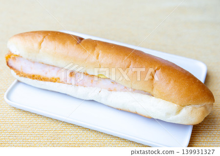 Delicious shrimp cutlet sandwich Delicious shrimp cutlet sandwich 139931327