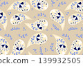 Sand Paisley seamless pattern, vector Sand Paisley seamless pattern, vector 139932505