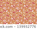 Paisley seamless pattern, vector Paisley seamless pattern, vector 139932776