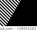 黑白條紋背景材料 139933283