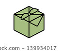 Icon of a box wrapped in a furoshiki cloth 139934017