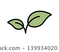 Leaf icon: Green sprout 139934020