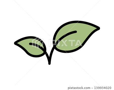 Leaf icon: Green sprout Leaf icon: Green sprout 139934020