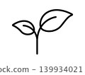 Leaf icon: Green sprout 139934021