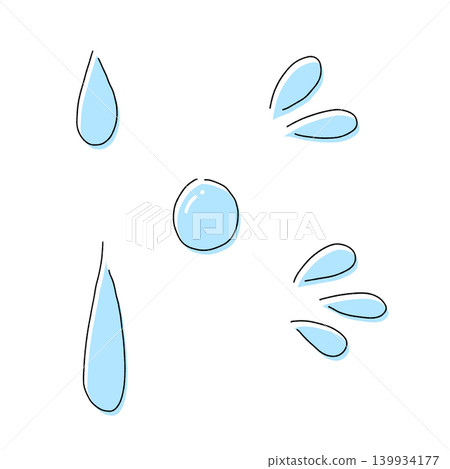 Sweat illustration set Sweat illustration set 139934177