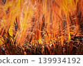 Close-Up Of Burning Incense Sticks With Bright Flames And Curling Smoke At Ritual 139934192