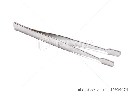 tweezers isolated on white background tweezers isolated on white background 139934474