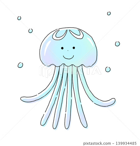 水母的插圖 水母的插圖 139934485