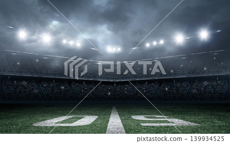 American soccer stadium at night American soccer stadium at night 139934525
