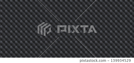 Diagonal woven pattern, carbon style, dark gray textured Diagonal woven pattern, carbon style, dark gray textured 139934529
