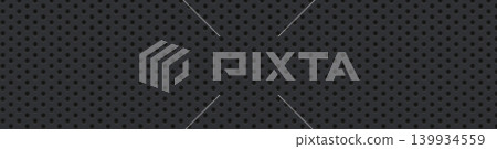 Dark perforated dot mesh seamless black carbon textured background Dark perforated dot mesh seamless black carbon textured background 139934559