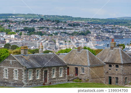 Falmouth at the coast of Cornwall in England Falmouth at the coast of Cornwall in England 139934700