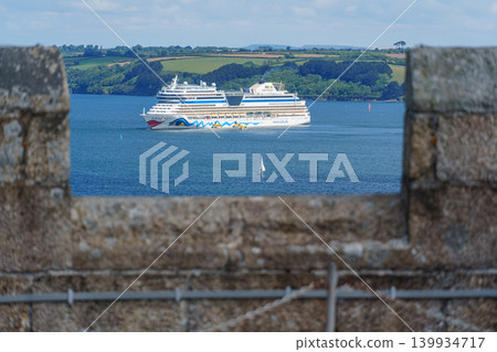 Falmouth at the coast of Cornwall in England Falmouth at the coast of Cornwall in England 139934717