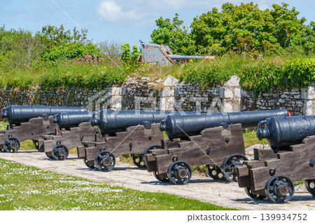 Falmouth at the coast of Cornwall in England 139934752