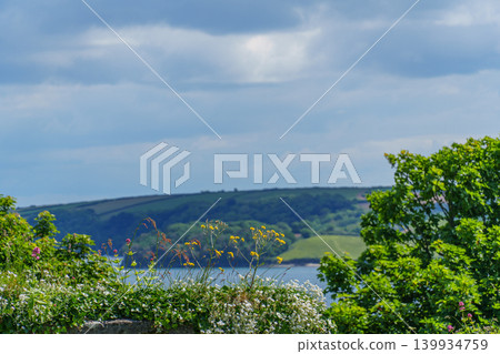 Falmouth at the coast of Cornwall in England 139934759