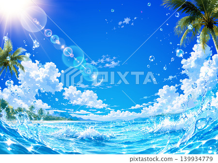 A tropical resort background A tropical resort background 139934779