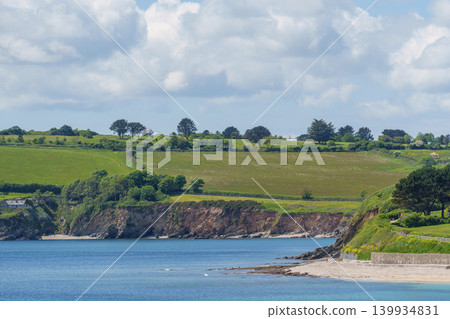 Falmouth at the coast of Cornwall in England Falmouth at the coast of Cornwall in England 139934831