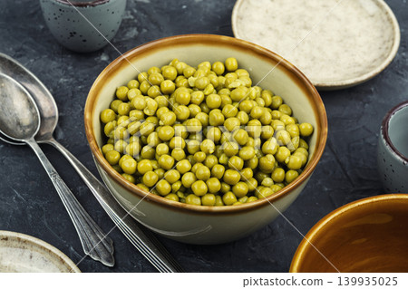 Canned green peas Canned green peas 139935025